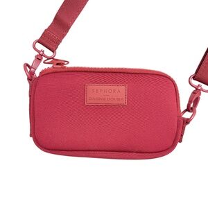 Dagne Dover x Sephora Mara Phone Sling Crossbody Bag Spice Red Neoprene